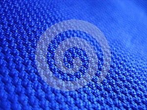 Blue fabric photo