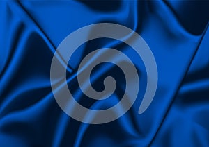 Blue Fabric Background