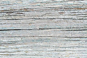 Blue faded painted wooden texture, background and wallpaper. Horizontal composition