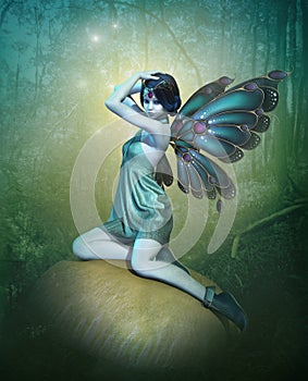 Blue Fairy, 3d CG