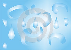 Blue fantasy background