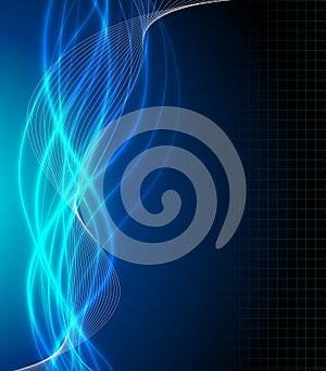 Blue fantasy background