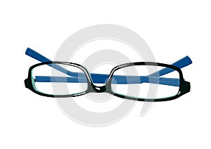 Blue fashion glasses