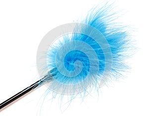 Blue Feathered Stick - sex toy