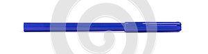 Blue felt-tip pen isolated