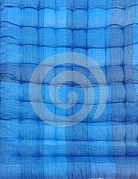 Blue fiber clothing texture and background