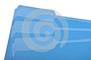 Blue File Folder Border Image