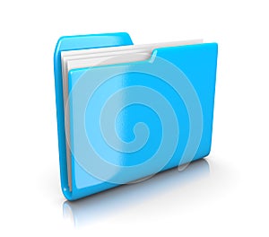 Blue File Folder