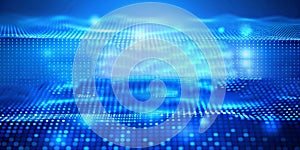 Blue Filter Technology Abstract Background