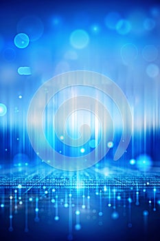 Blue Filter Technology Abstract Background