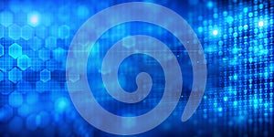 Blue Filter Technology Abstract Background