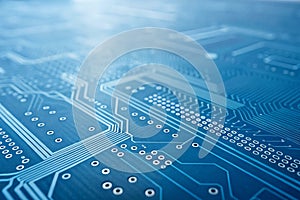 Blue filter technology background with abstract pattern