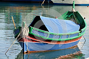 Blue fishing boat - Malta