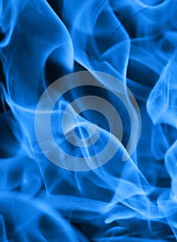 Blue flame background