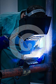 Blue Flame Welder