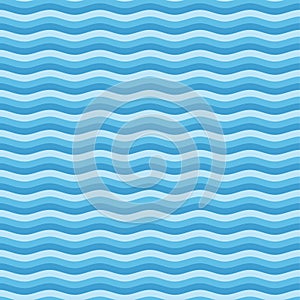 Blue flat wave pattern.