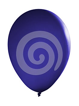 Blue floating balloon