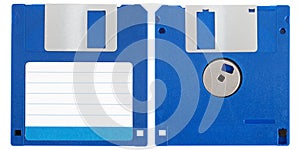 Blue floppy disk