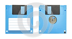 Blue floppy disk