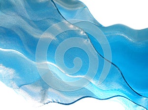 Blue flying silk