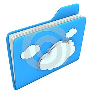 Blue Folder Cloud