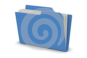 Blue Folder and Files