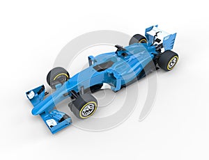 Blue Formula One Car