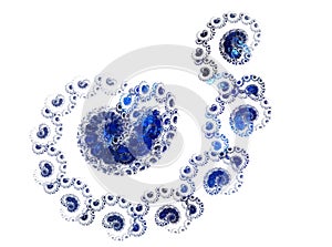 Blue fractal