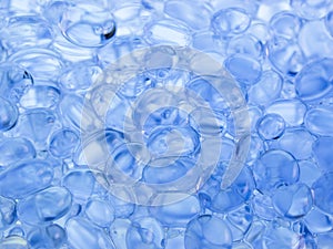 Blue fragrance gel beads