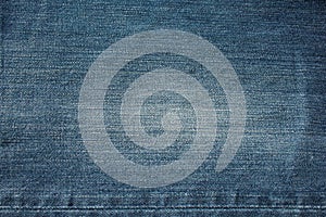 Blue frayed denim jeans background
