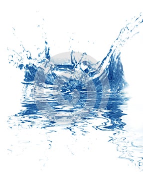 Modrý čerstvý voda 