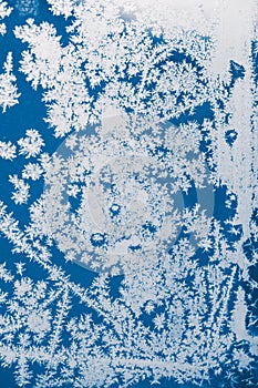 Blue frost background