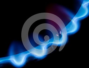 Blue Gas Flames