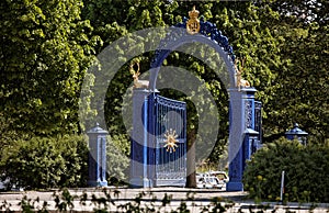 Blue Gate on the island of Djurgarden. Stockholm