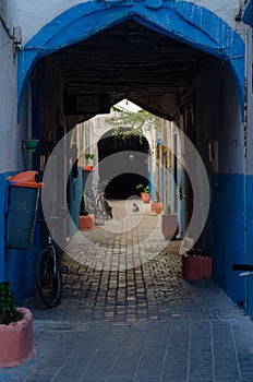Blue gate Marocco, January 2019