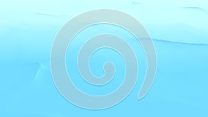 Blue gently waves background. Abstract 3d render sea ripples gradient smooth ocean with refreshing white curves.