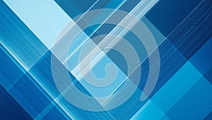 Blue Geometric Abstract Pattern