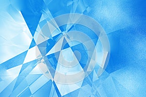 Blue geometric background