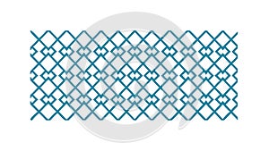 Blue Geometric Mesh Pattern: Abstract Textured Background Design, vector design Generative AI