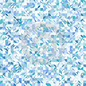 Blue geometric pattern. Abstract decorative backdrop can be used for wallpaper.