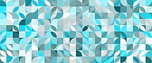 Blue geometric pattern. Abstract decorative backdrop can be used for wallpaper, pattern fills.