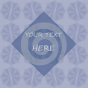 Blue geometric pattern