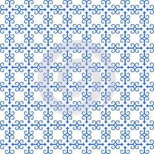 Blue Geometric Pattern Texture