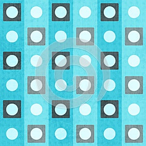 Blue geometric seamless pattern