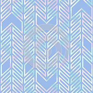 Blue geometric seamless pattern