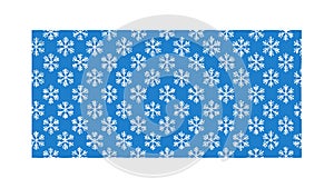 Blue Geometric Tile Pattern Texture Design, vector design Generative AI