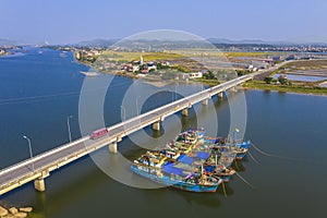 The blue Gianh river