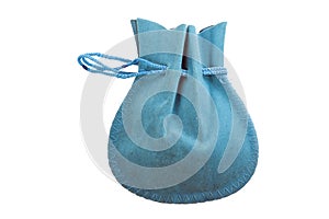 Blue gift bag