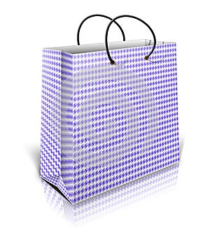 Blue gift bag