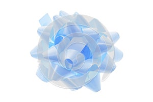 Blue Gift Bow